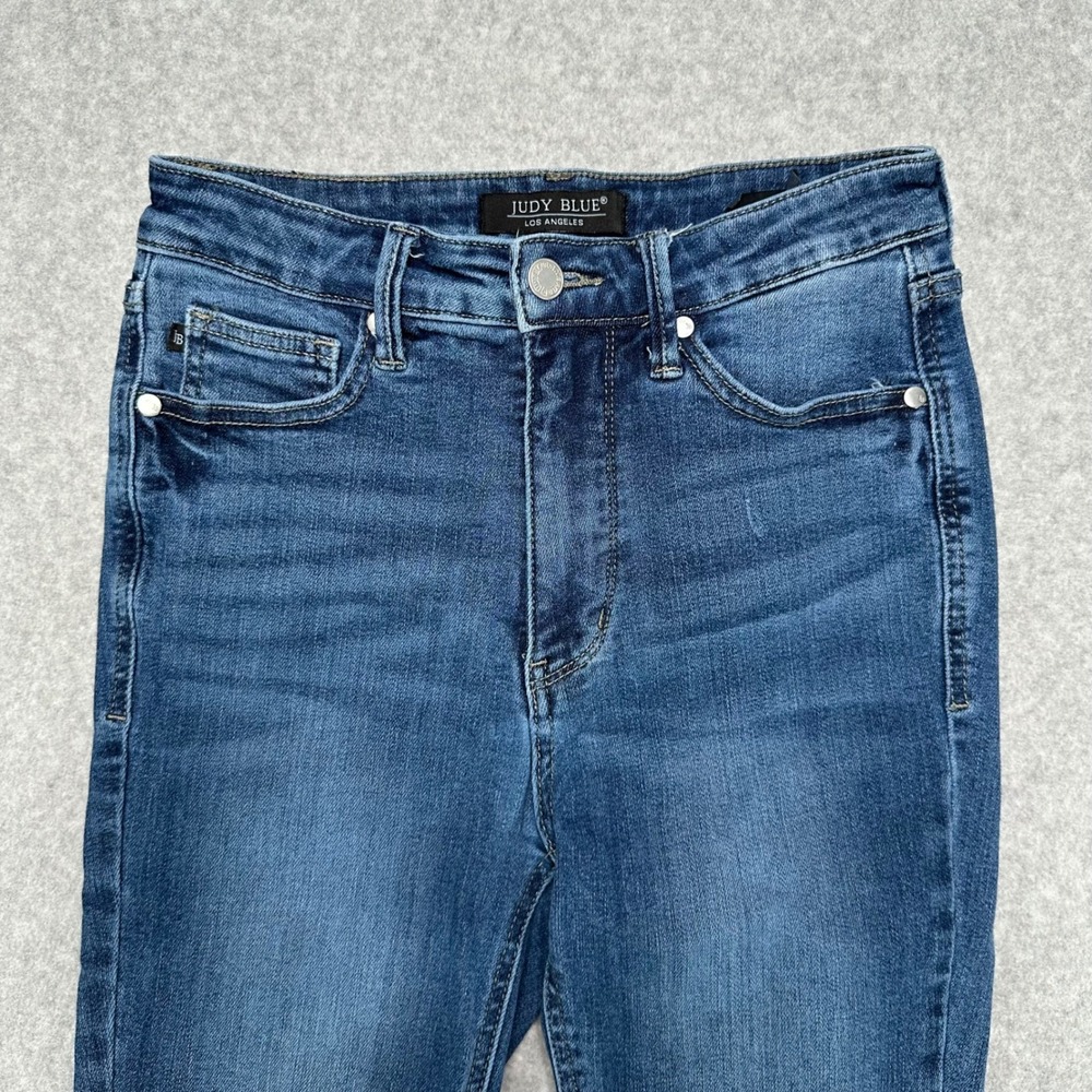 Judy Blue High Rise Skinny Jeans Medium Wash JB88799 MD Womens Size 5/27 - Picture 2 of 9